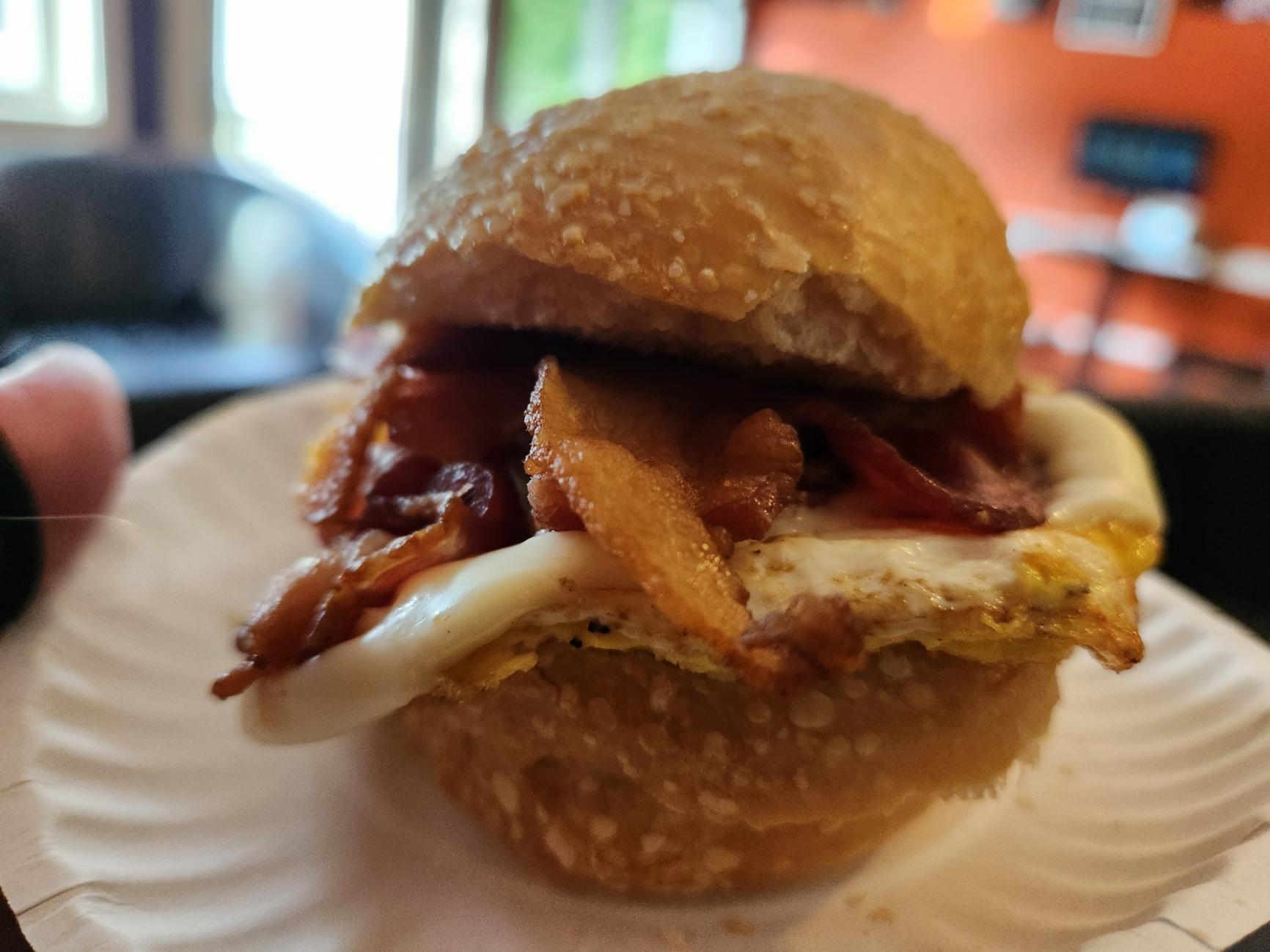 Bacon, egg, and cheese LVLUP