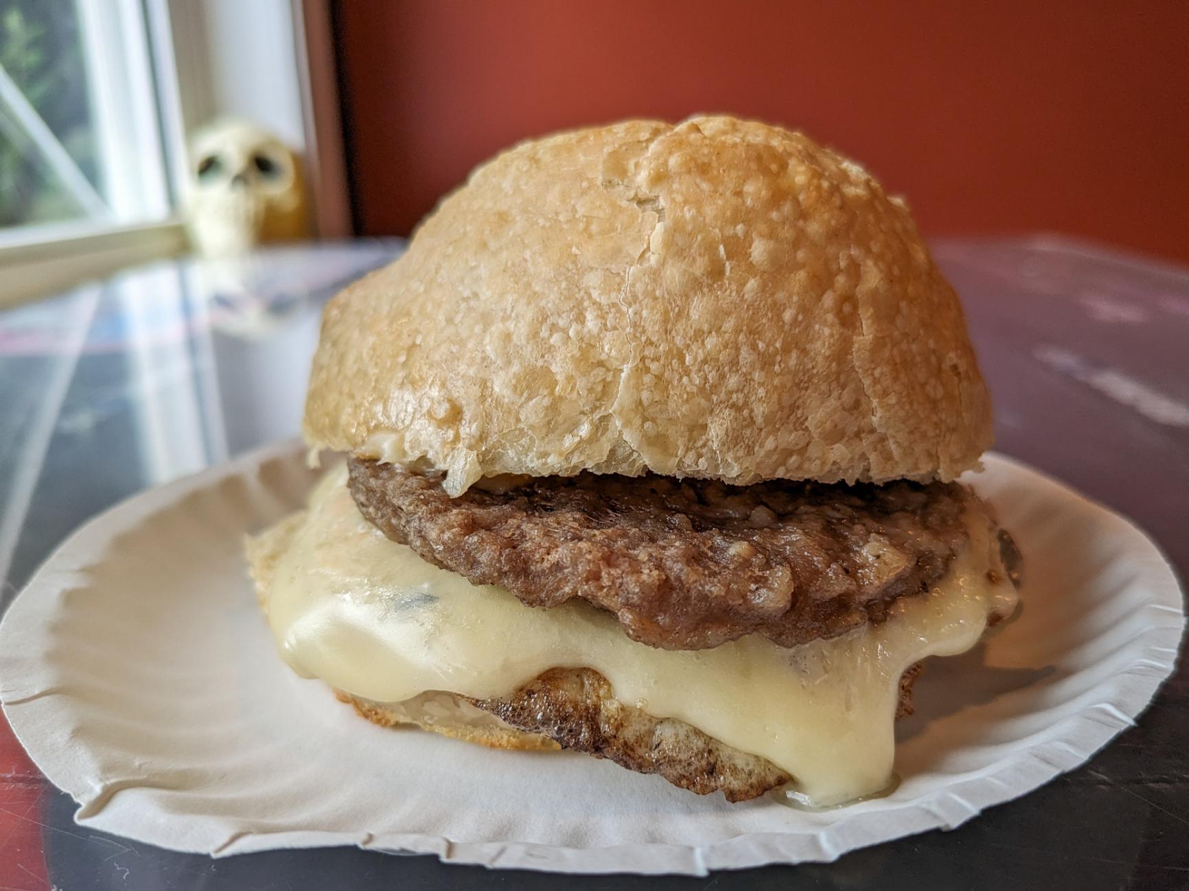 Sausage, egg, and cheese LVLUP
